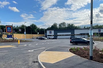 Aldi store opening, access designed by Connect Consultants