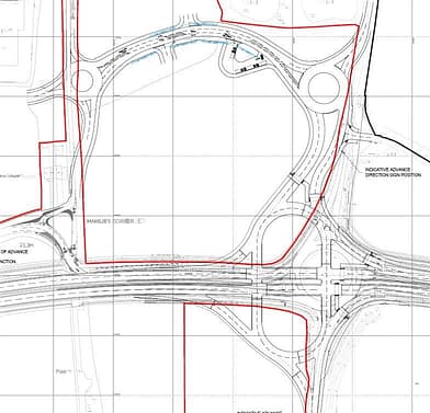 Mid Sussex District Council Site Allocations DPD Public Examination Science Park access drawing